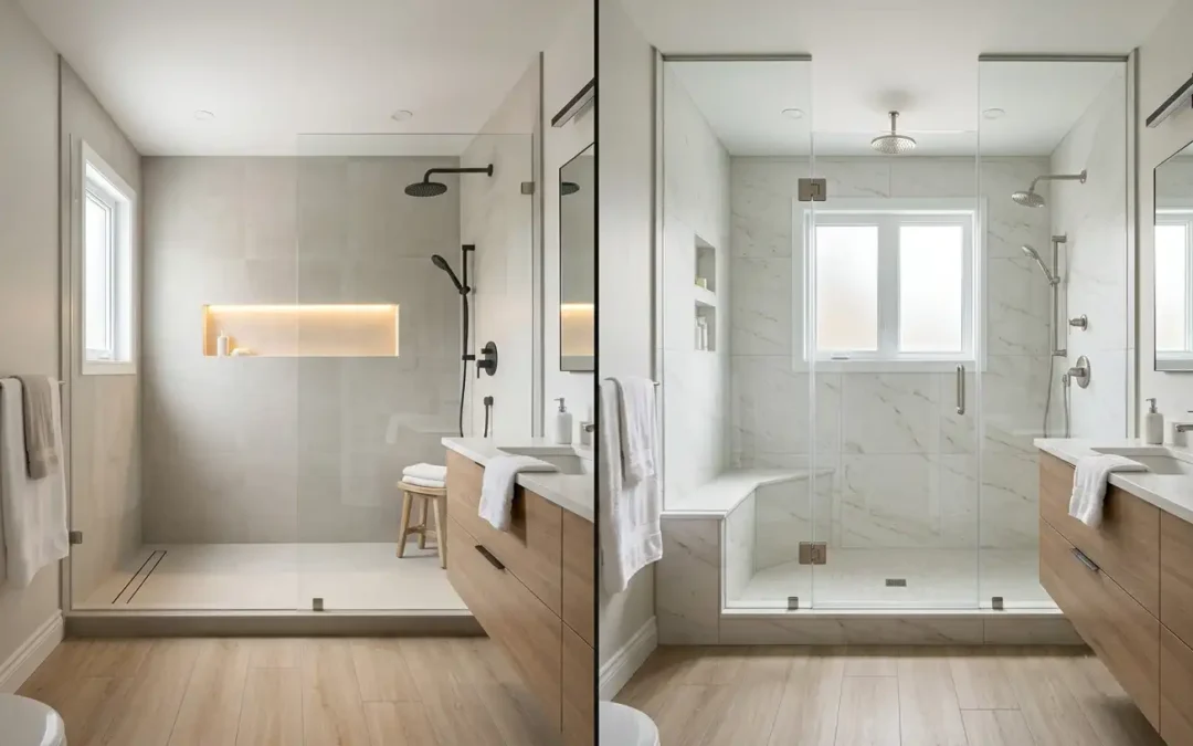 Tub-to-Shower Conversion